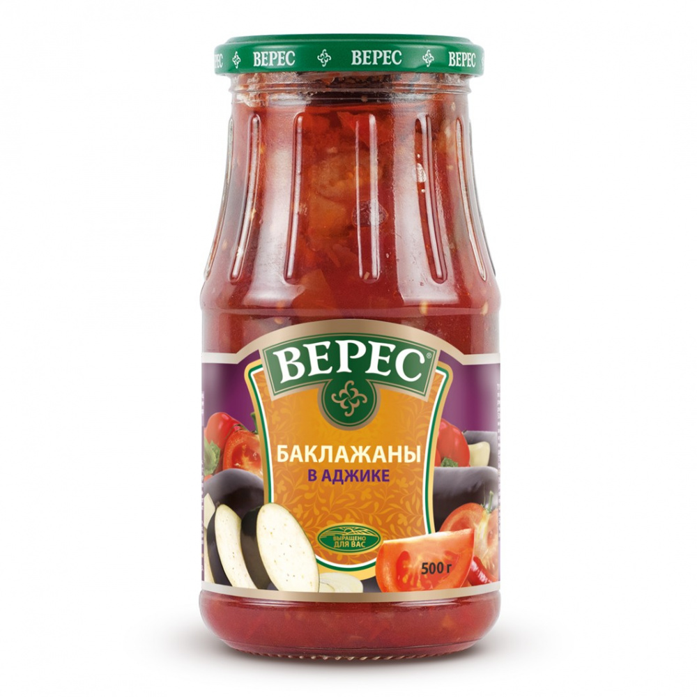 

Баклажаны в аджике Верес, 500 г