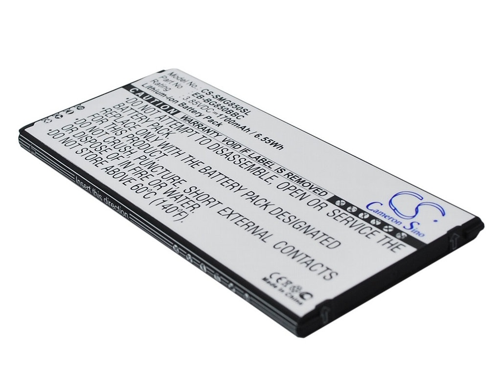 

Аккумулятор CameronSino для Samsung Alpha SM-G850 CS-SMG850SL 3.85V 1700mAh 6.55Wh 063272