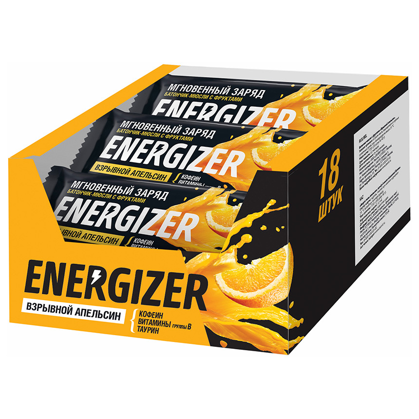 Батончик-мюсли с фруктами ЛЕОВИТ | Energizer 