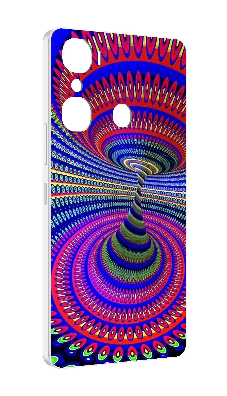 

Чехол MyPads оптическая иллюзия для Infinix Hot 12 Pro, Прозрачный, Tocco