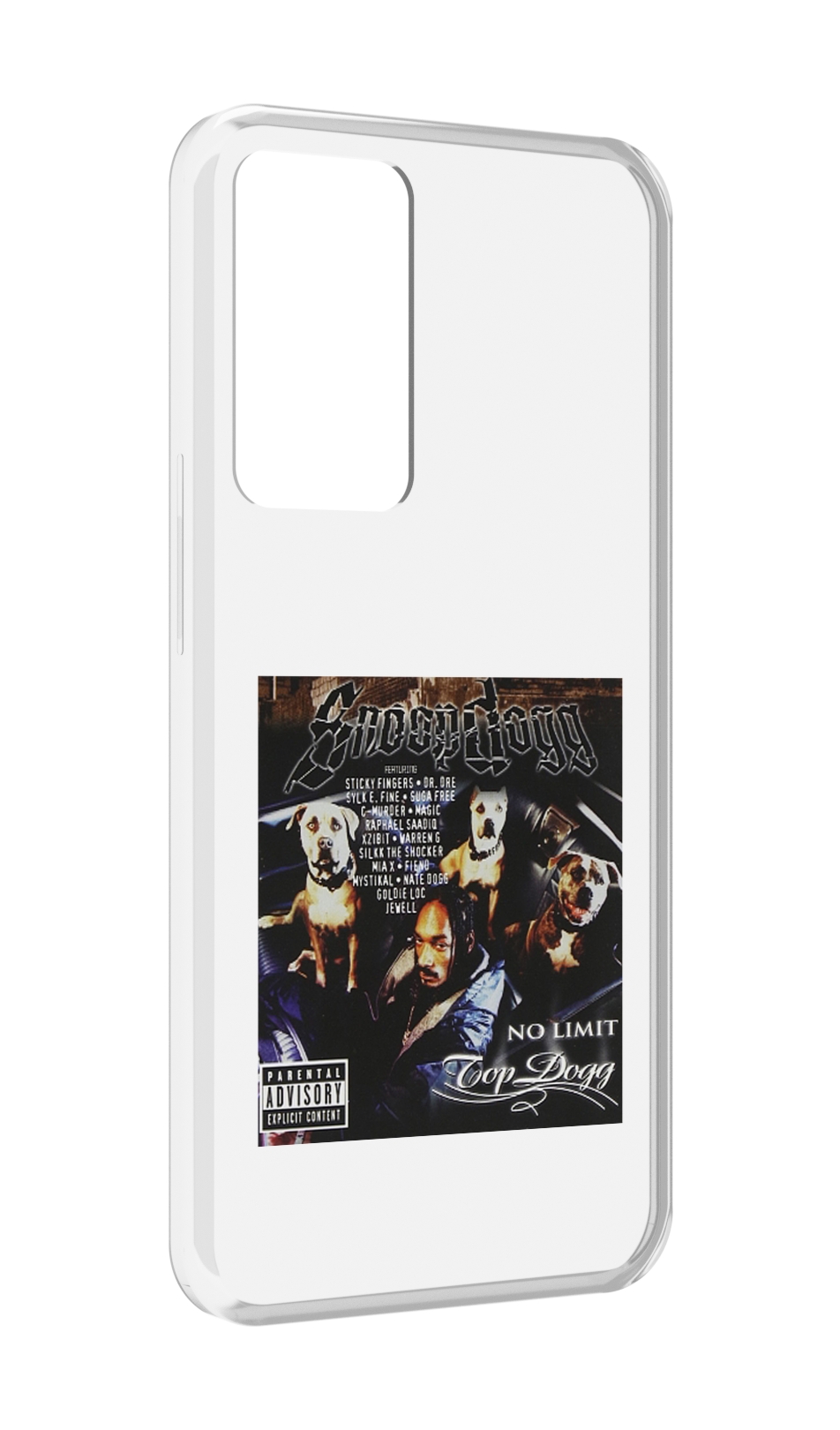 

Чехол MyPads Snoop Dogg NO LIMIT TOP DOGG для OPPO Reno 8 Lite, Прозрачный, Tocco