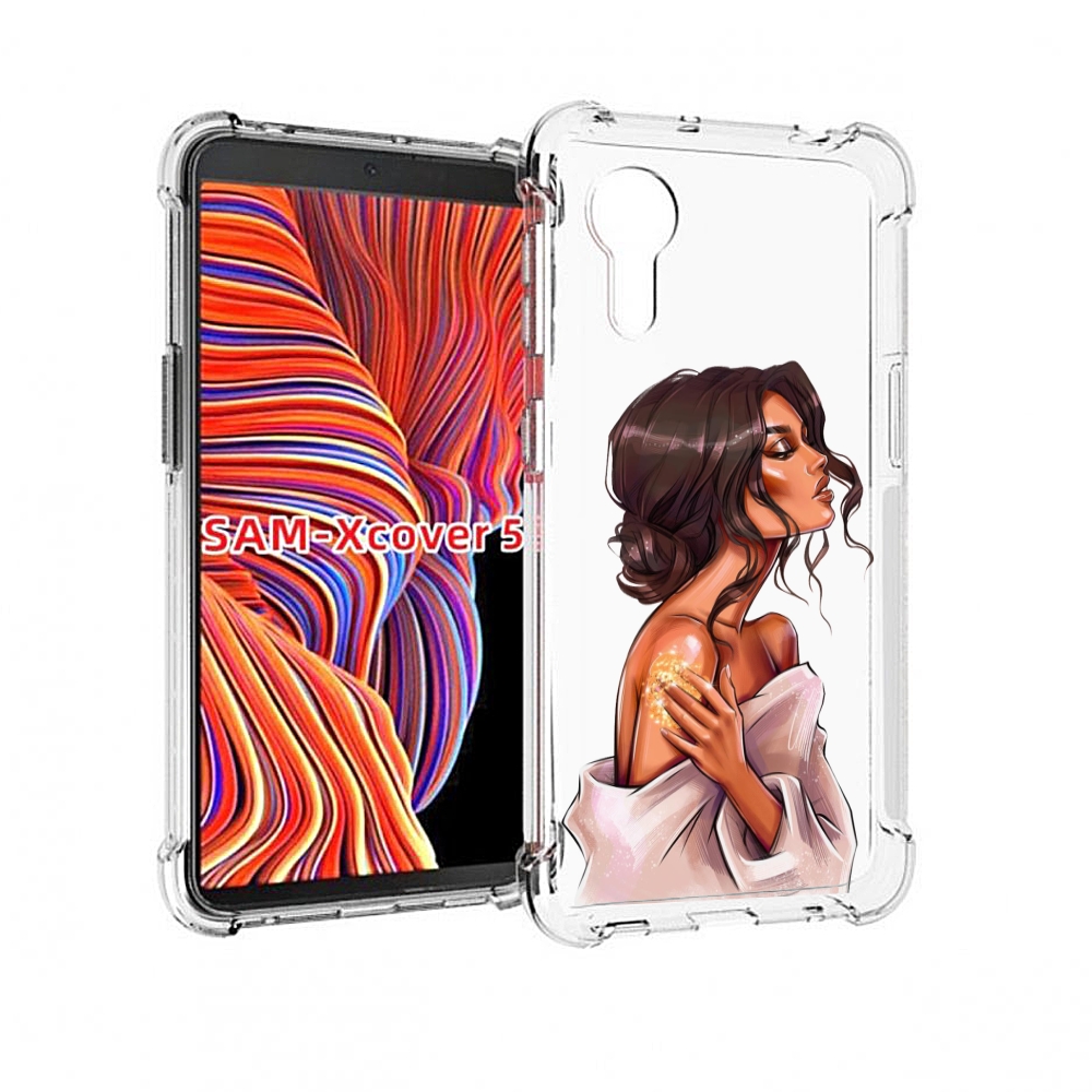 

Чехол MyPads Девушка-нежная женский для Samsung Galaxy Xcover 5, Прозрачный, Tocco