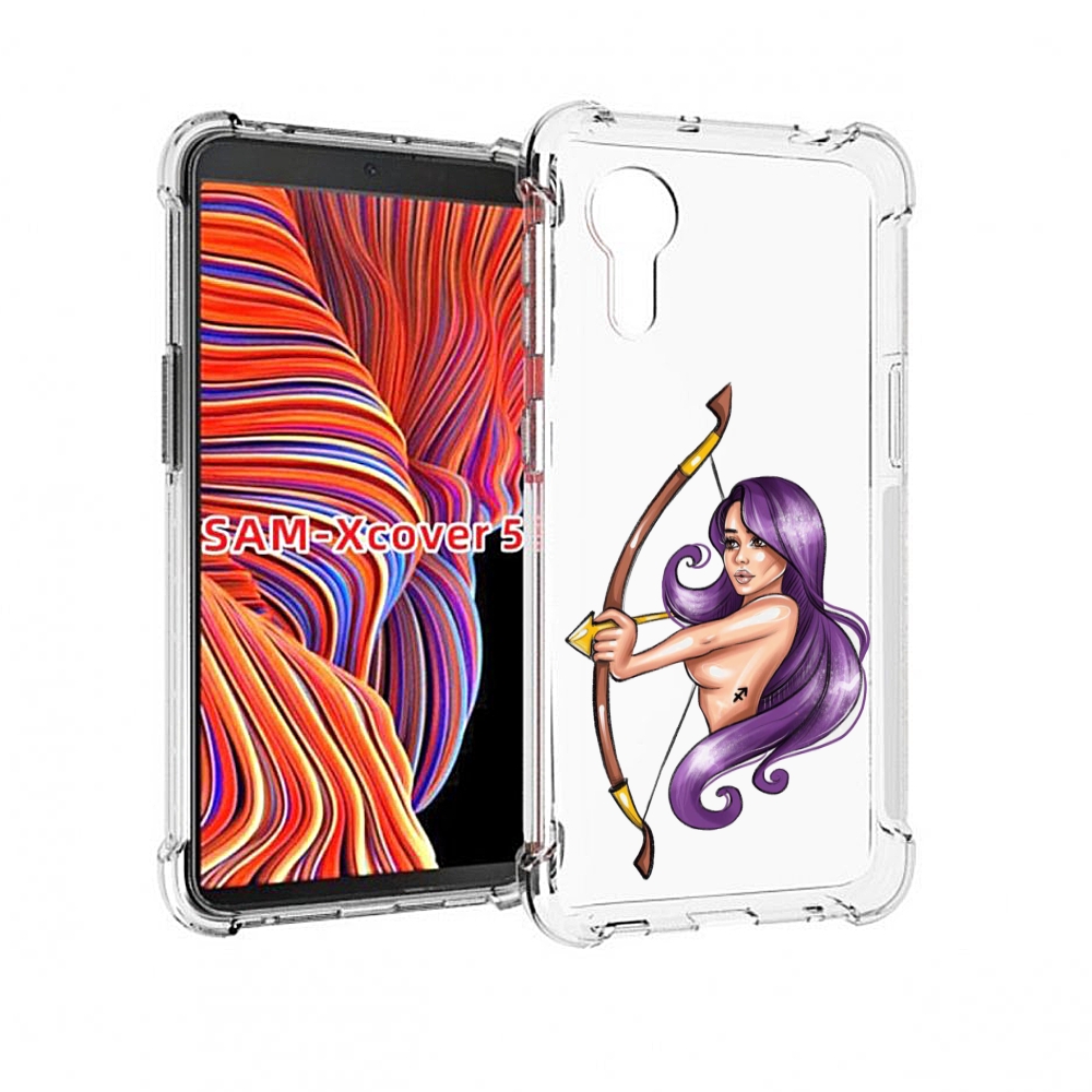 

Чехол MyPads Девушка-Стрелец женский для Samsung Galaxy Xcover 5, Прозрачный, Tocco