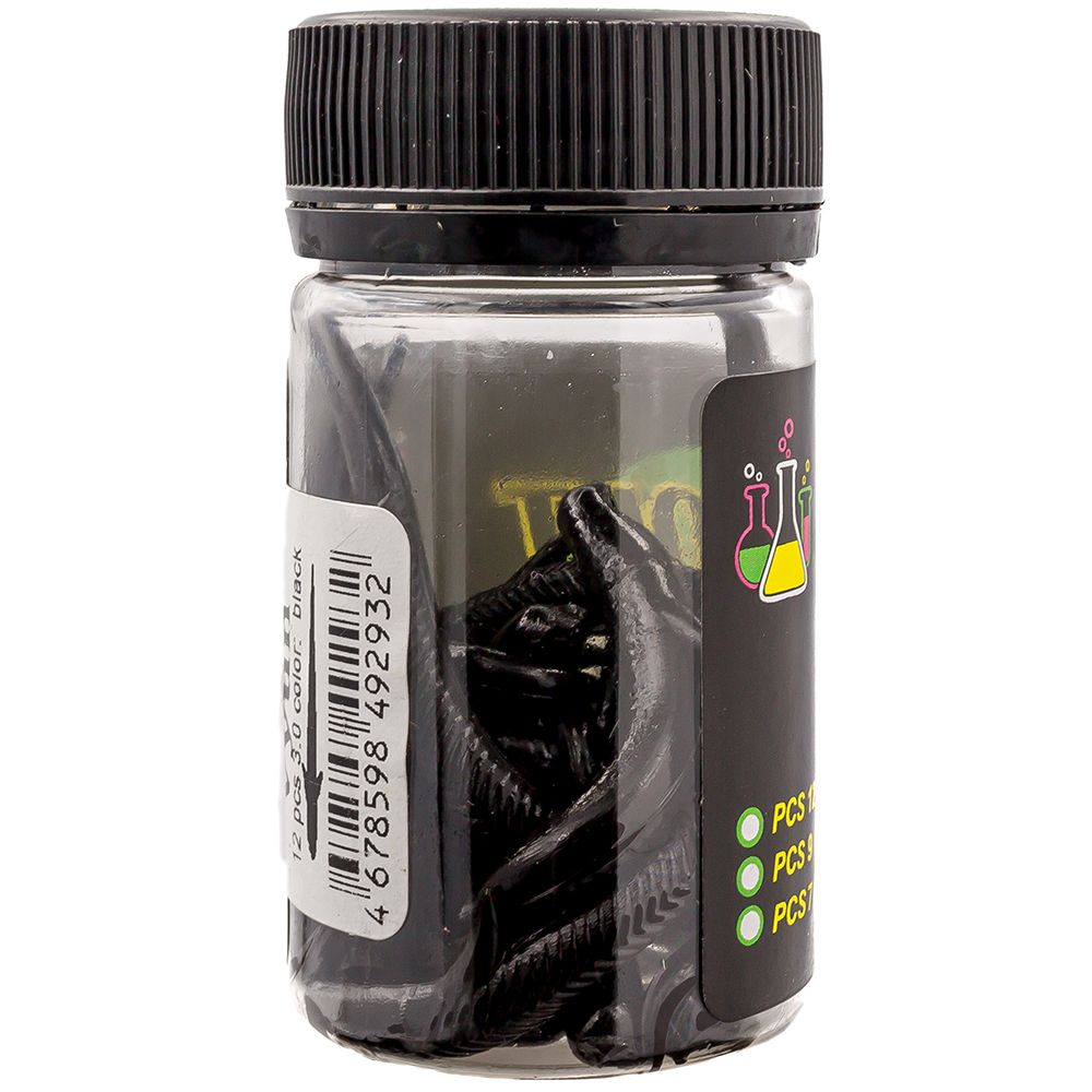 

Силиконовые приманки на форель Trout Zone Vyun 3 Сыр Чёрный 12 шт, Разноцветный, на форель Vyun