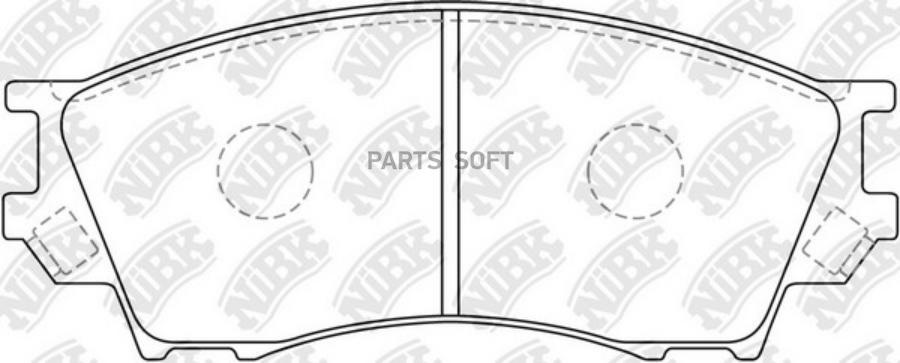 

Тормозные колодки NiBK PN5334