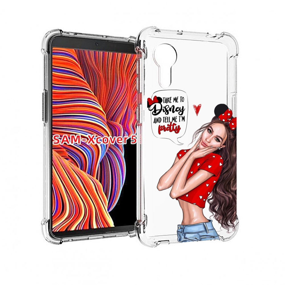 

Чехол MyPads Девушка-Мини женский для Samsung Galaxy Xcover 5, Прозрачный, Tocco