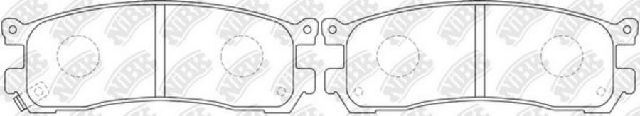 

Тормозные колодки NiBK PN5290