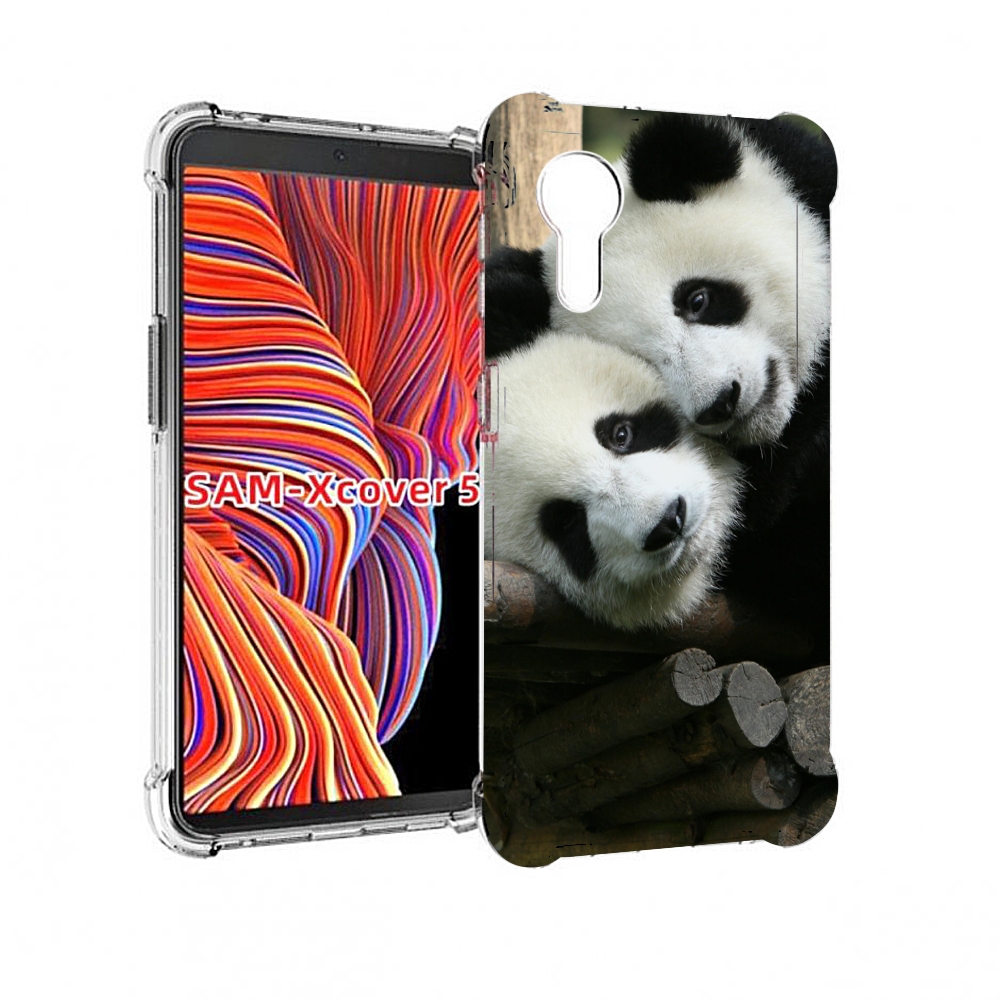 

Чехол MyPads Две-панды для Samsung Galaxy Xcover 5, Прозрачный, Tocco