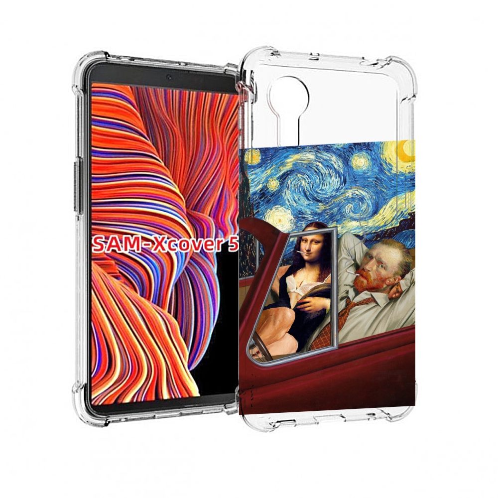 

Чехол MyPads Да-Винчи-в-одном для Samsung Galaxy Xcover 5, Прозрачный, Tocco