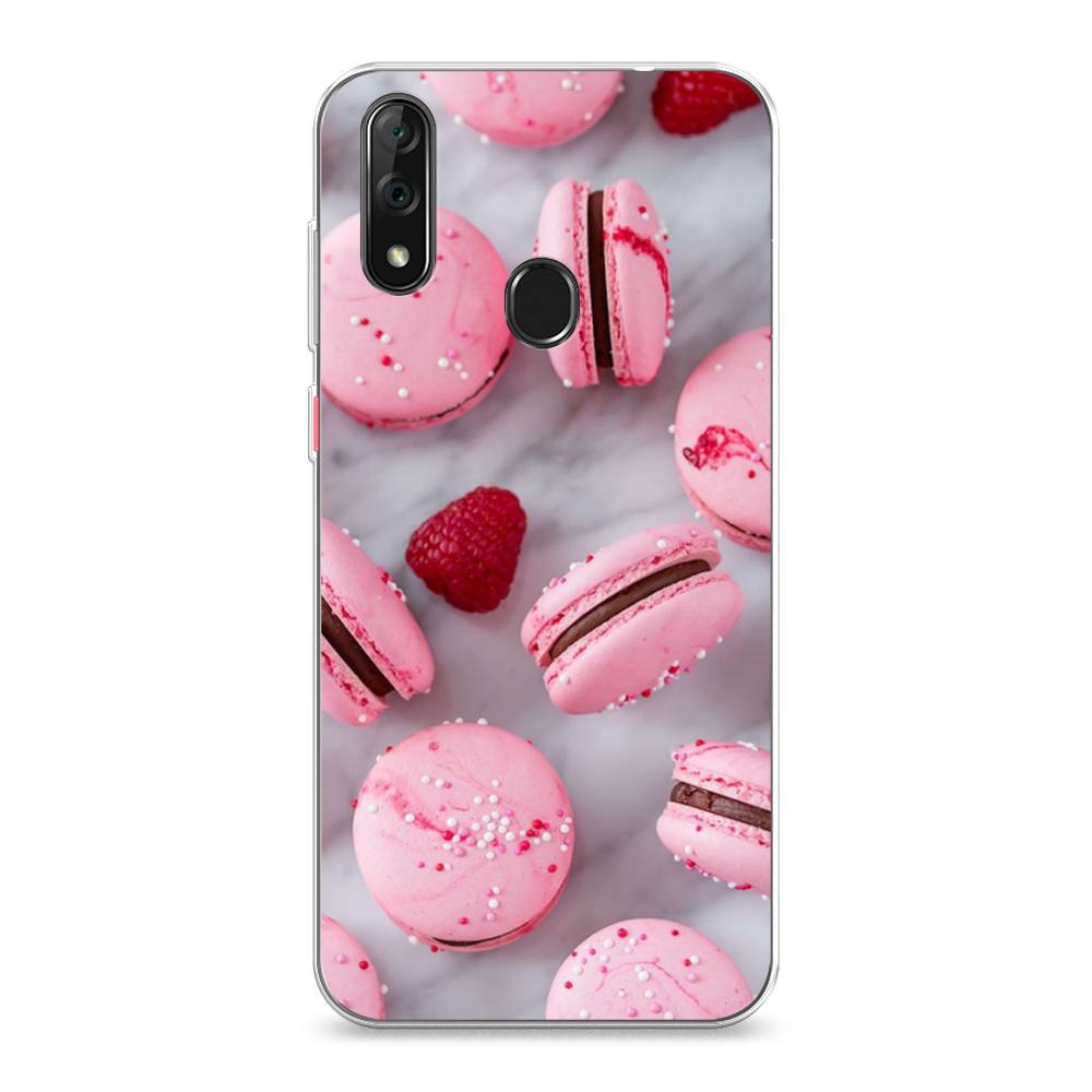 

Чехол Awog на ZTE Blade V10 / ЗТЕ Блэйд V10 "Макарони с малиной", Разноцветный, 132750-10