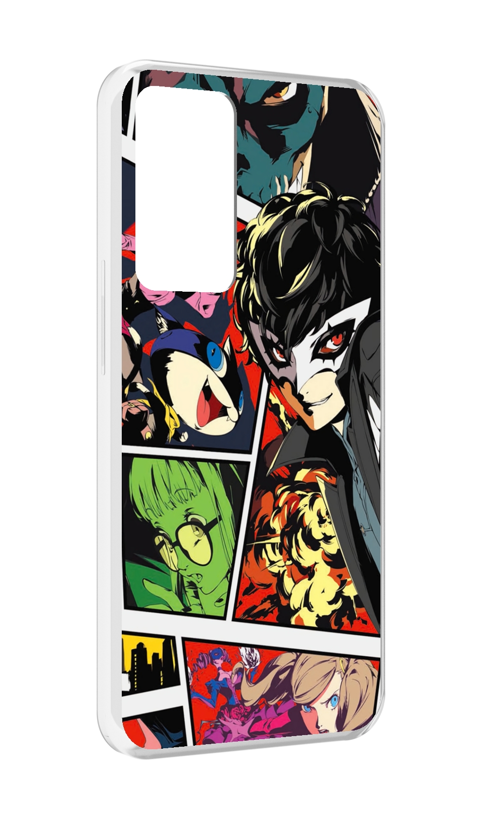 

Чехол MyPads Persona 5 art для OPPO Reno 8 Lite, Прозрачный, Tocco