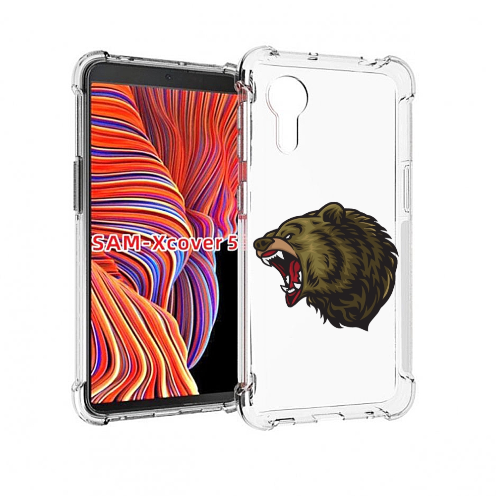 

Чехол MyPads Голова-медведь для Samsung Galaxy Xcover 5, Прозрачный, Tocco