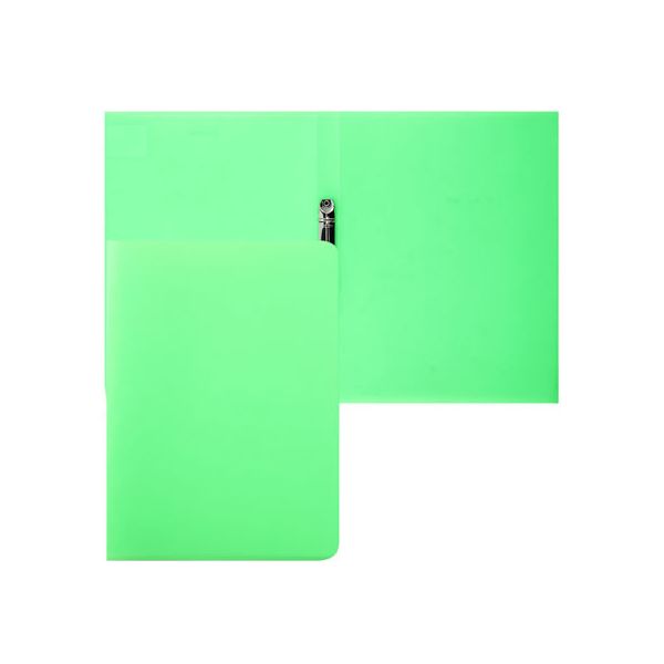 фото Папка-файл на 2-х кольцах erich krause neon зеленый erichkrause