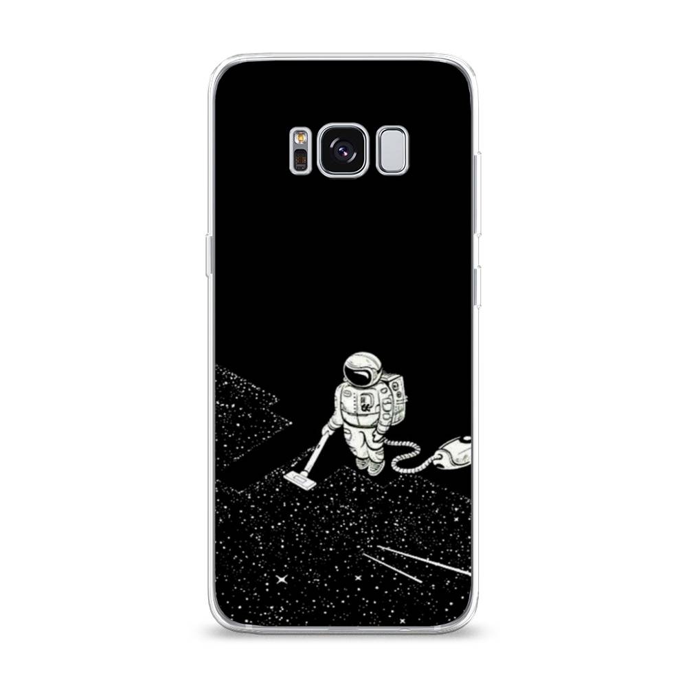 фото Чехол awog "космонавт с пылесосом" для samsung galaxy s8