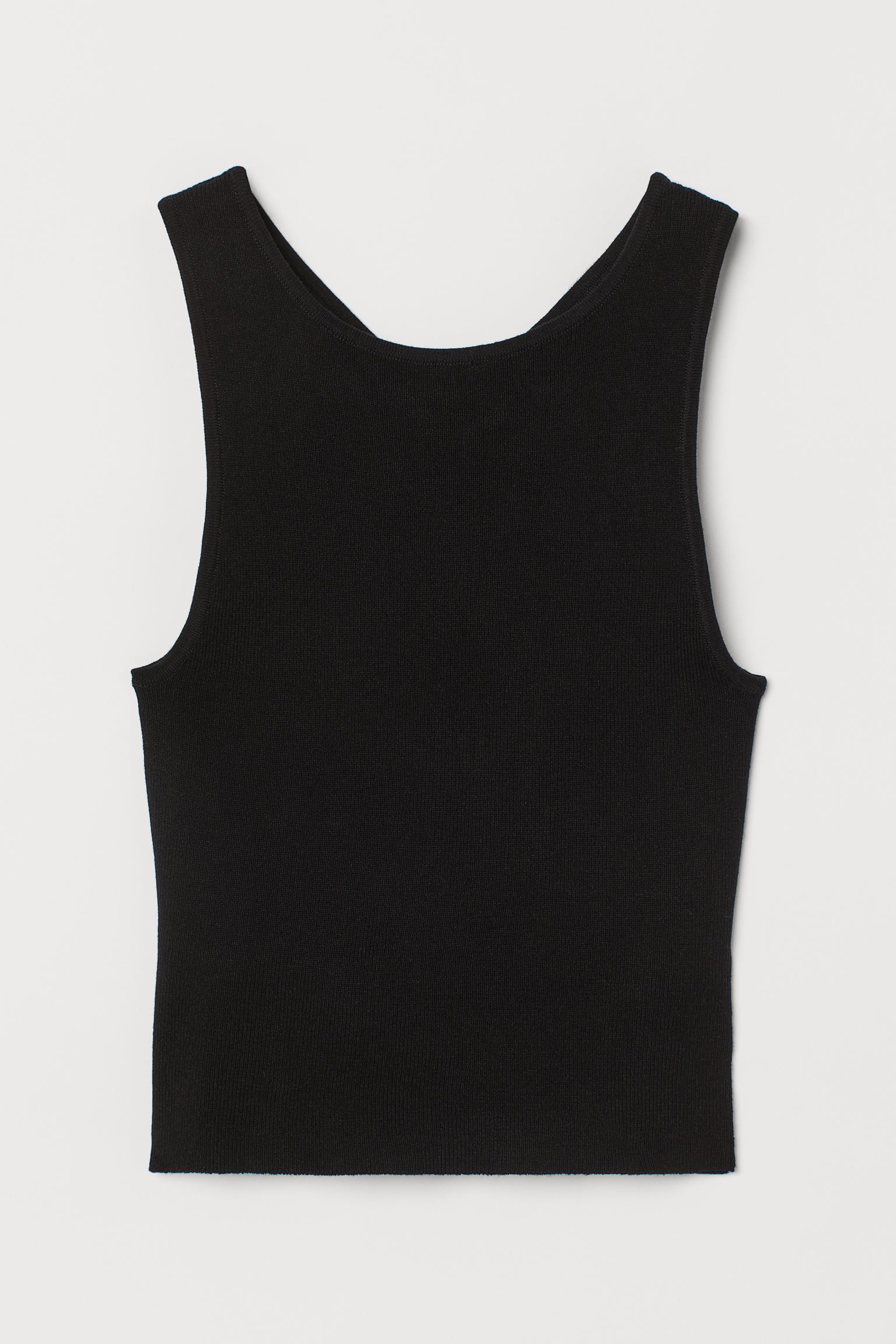 

Топ женский H&M 968248001 черный XS, 9682480