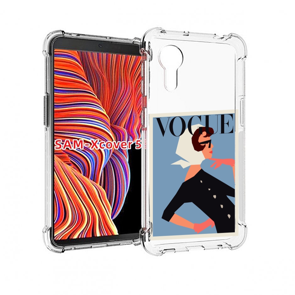 

Чехол MyPads Вогуе картинка для Samsung Galaxy Xcover 5, Прозрачный, Tocco