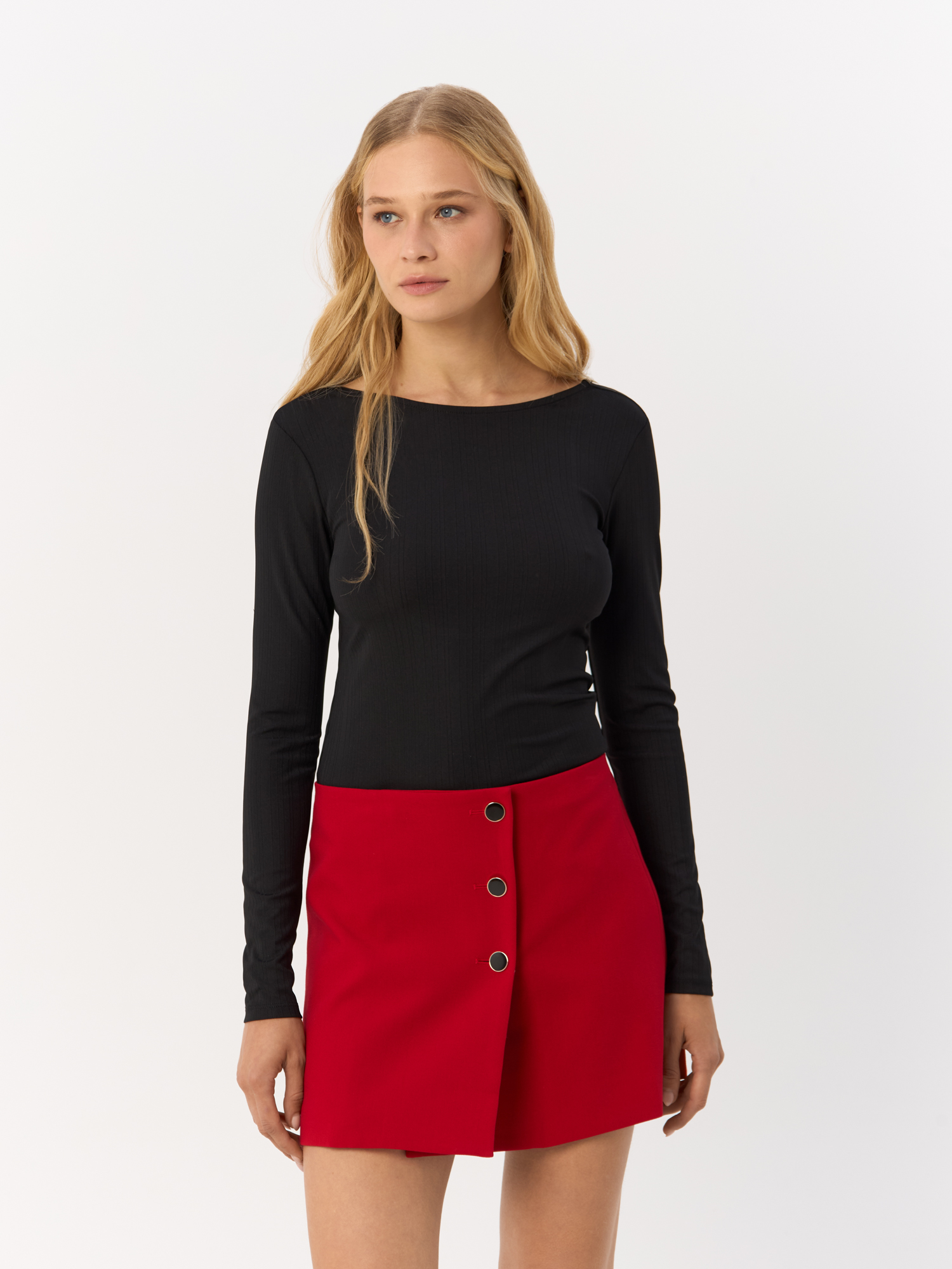 

Блуза женская H&M 938622001 черная XS, Черный, 938622001