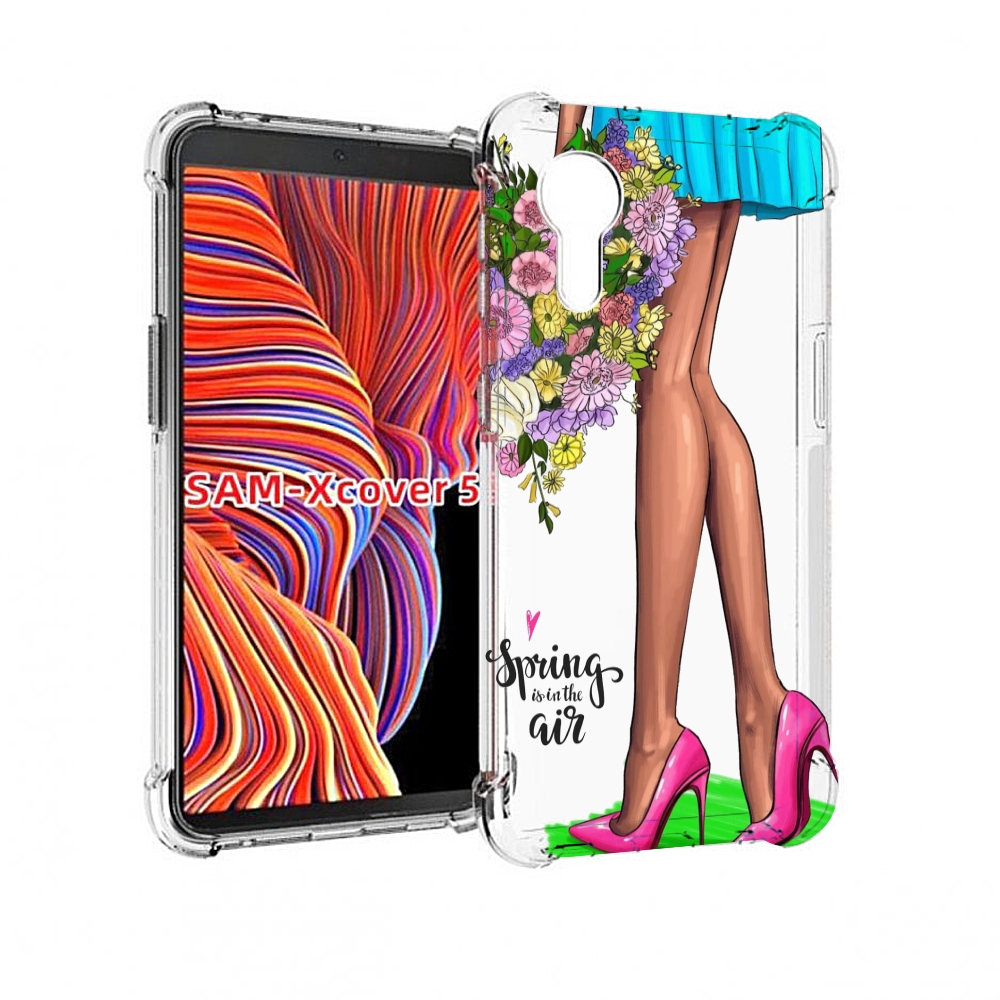

Чехол MyPads Весна-в-воздухе женский для Samsung Galaxy Xcover 5, Прозрачный, Tocco