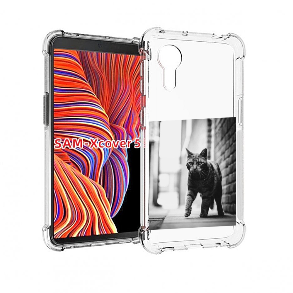 

Чехол MyPads Важный-кот для Samsung Galaxy Xcover 5, Прозрачный, Tocco