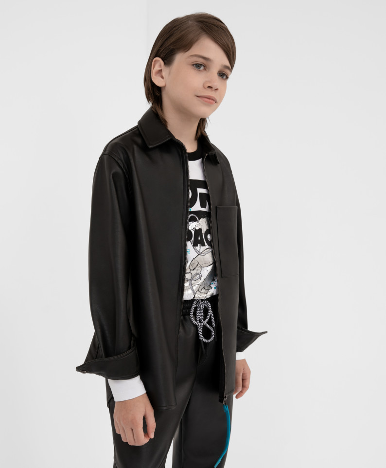 Купить 22110BJC4001, Куртка для мальчиков Gulliver цв. черный р.146,