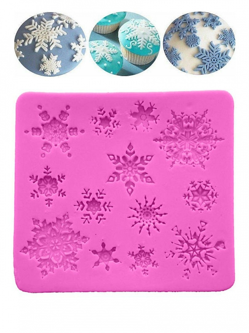 

Молд кондитерский - Снежинки