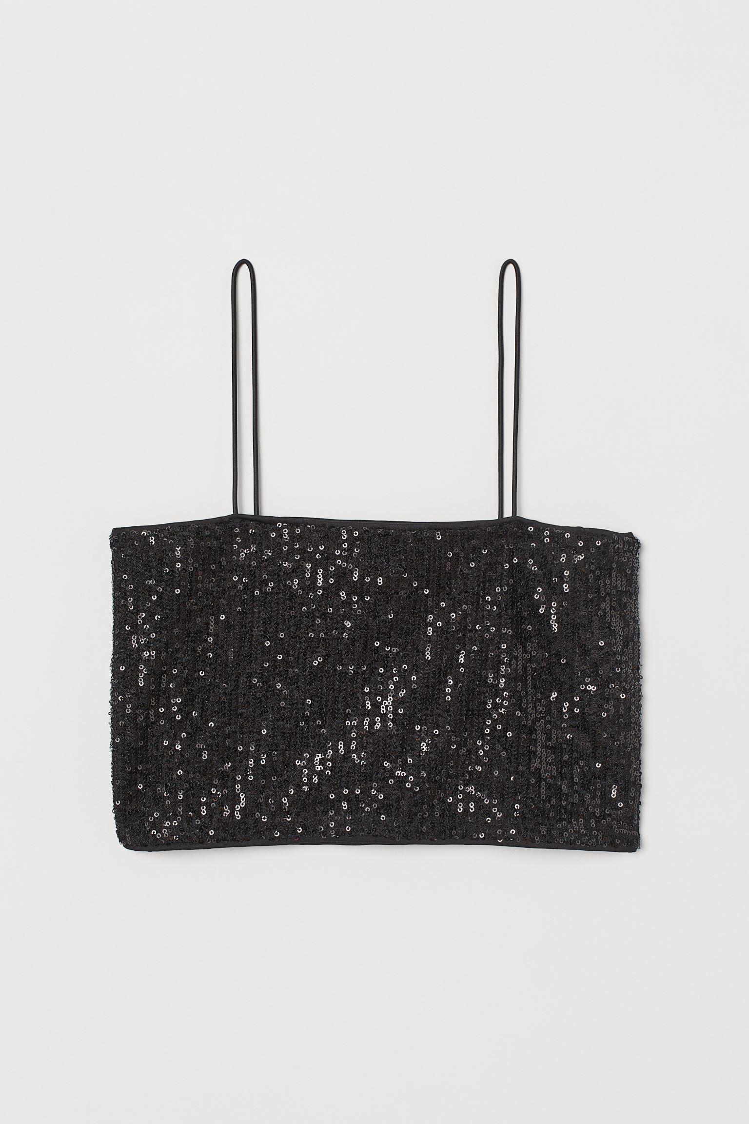 

Топ женский H&M 948225001 черный M, 948225001