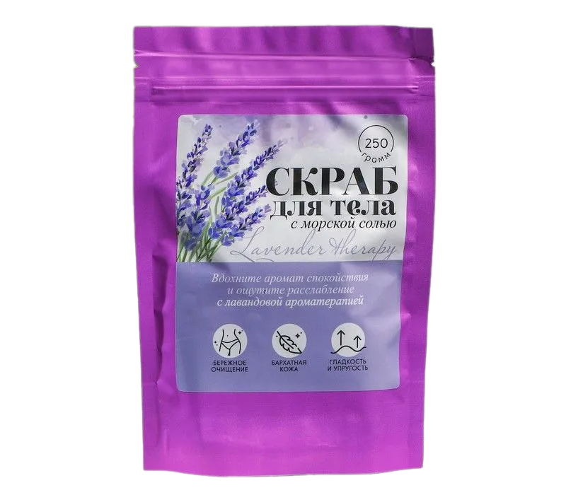 

Соляной скраб для тела Lavander therapy с ароматом лаванды 250 г