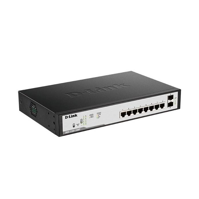 Коммутатор D-Link DGS-1100-10MPV2/A3A DGS-1100-10MPV2/A3A черный