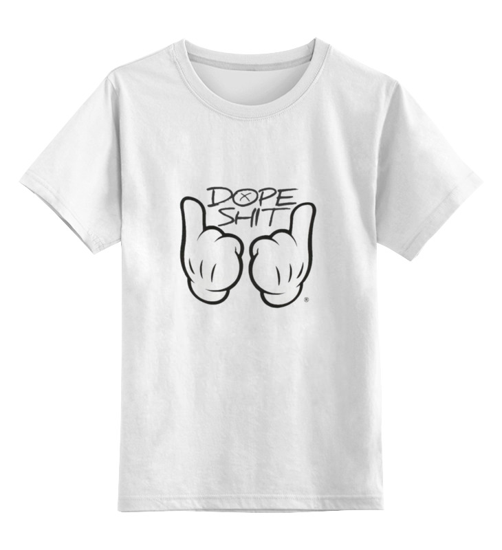 

Детская футболка Printio Dope shit цв.белый р.116, 0000000782440