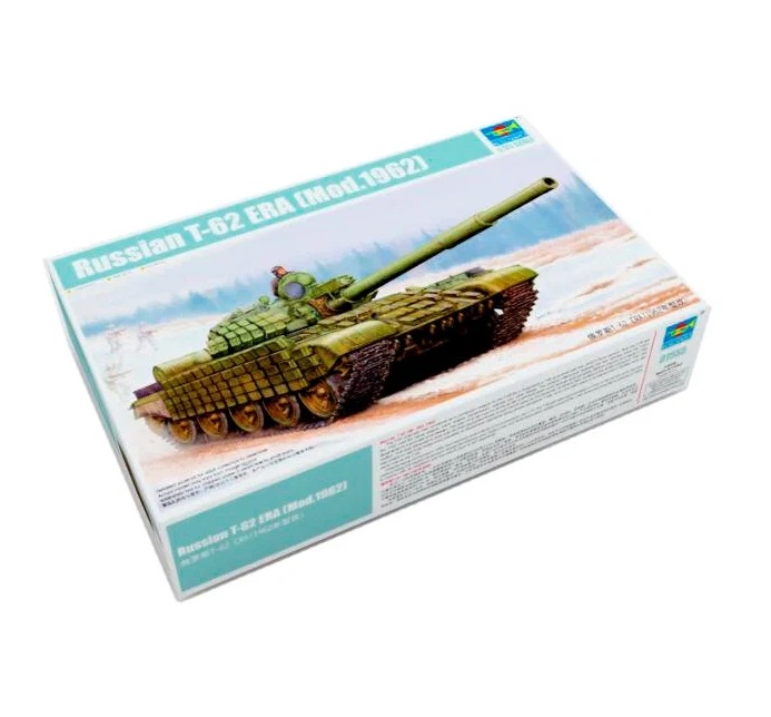 

01555 Танк T-62 с динамической защитой Модель 1962г.