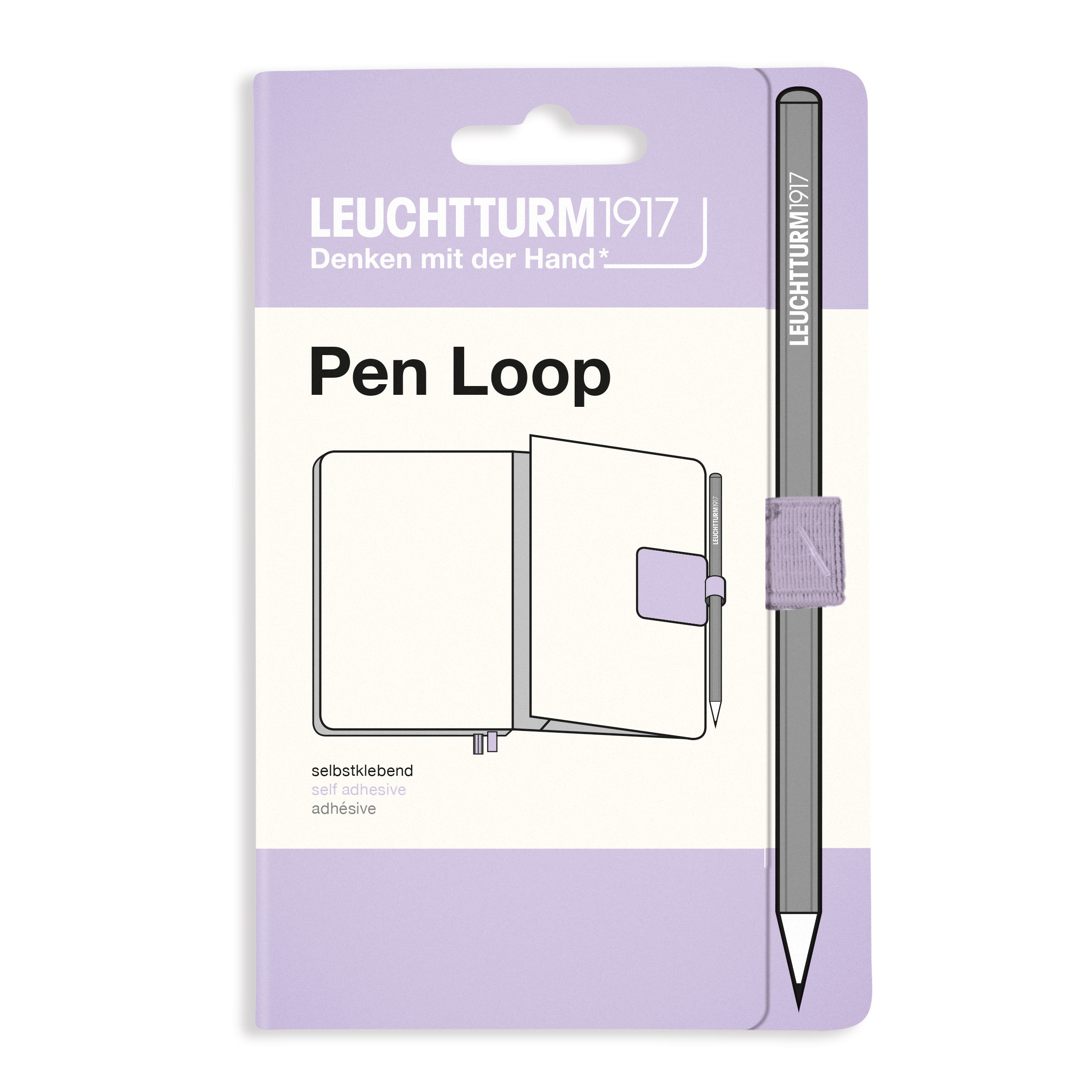 

Петля самоклеящаяся Pen Loop для ручек на блокноты Leuchtturm цвет Сиреневый, Фиолетовый