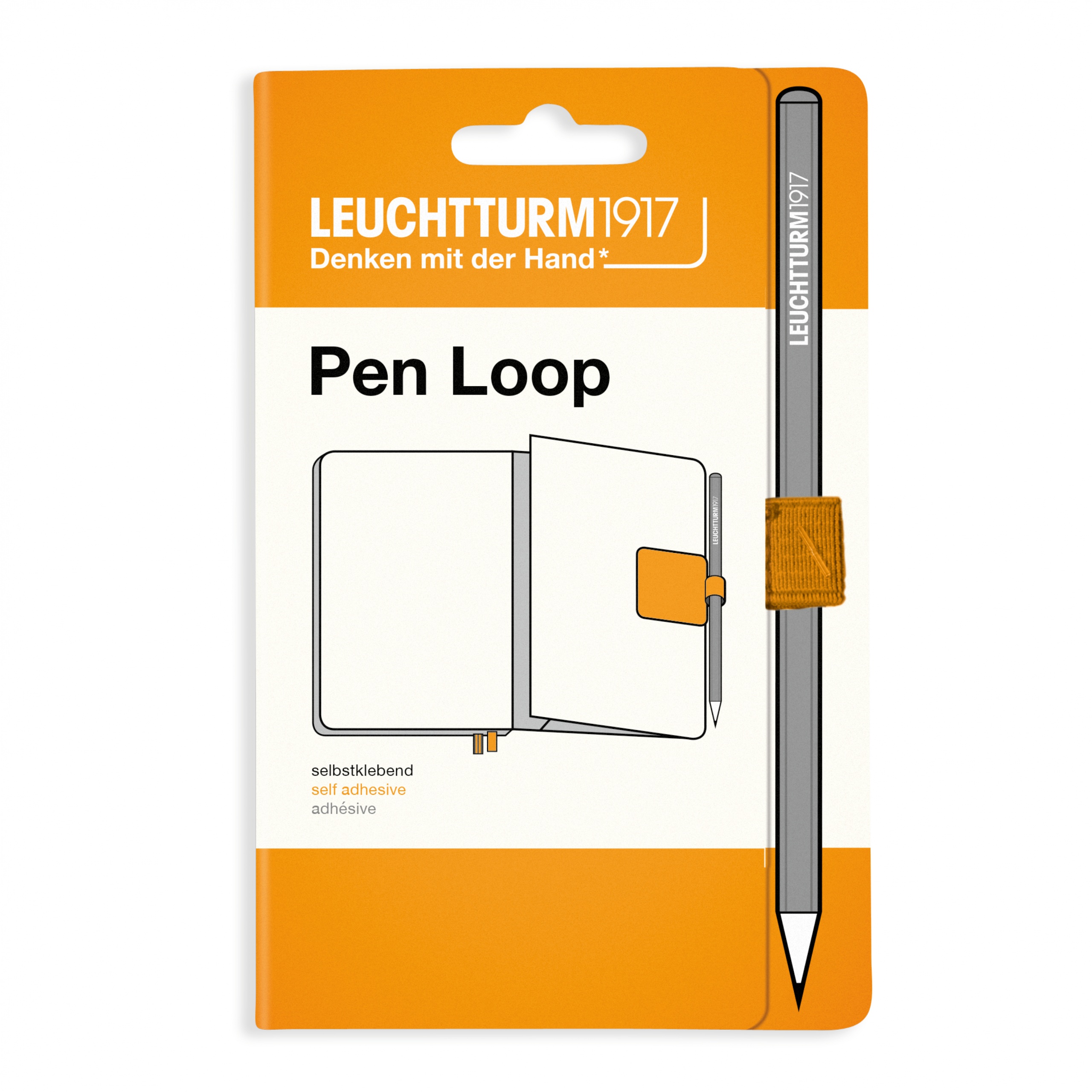 Петля самоклеящаяся Pen Loop для ручек на блокноты Leuchtturm цвет Восходящее солнце 100042512529 желтый