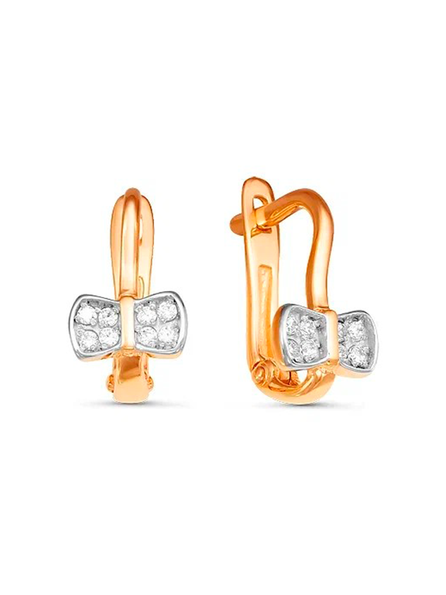 

Серьги из золота с фианитом UVILERS ZS98238, ZS98238