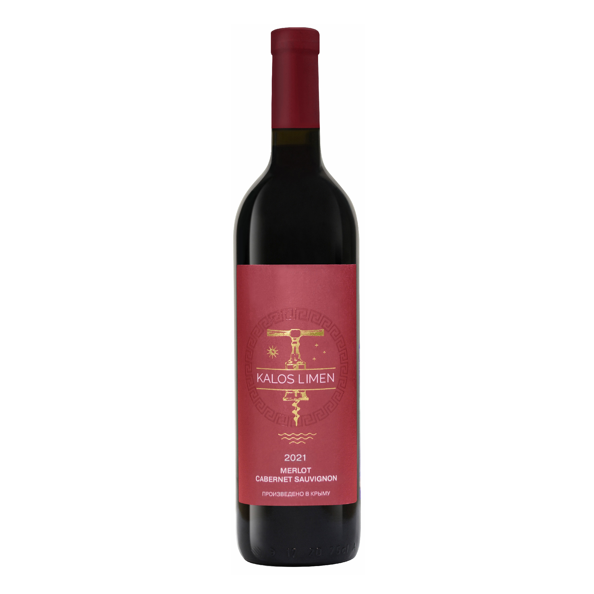 

Вино Kalos Limen Merlot Cabernet Sauvignon красное сухое 13,5% 0,75 л Россия