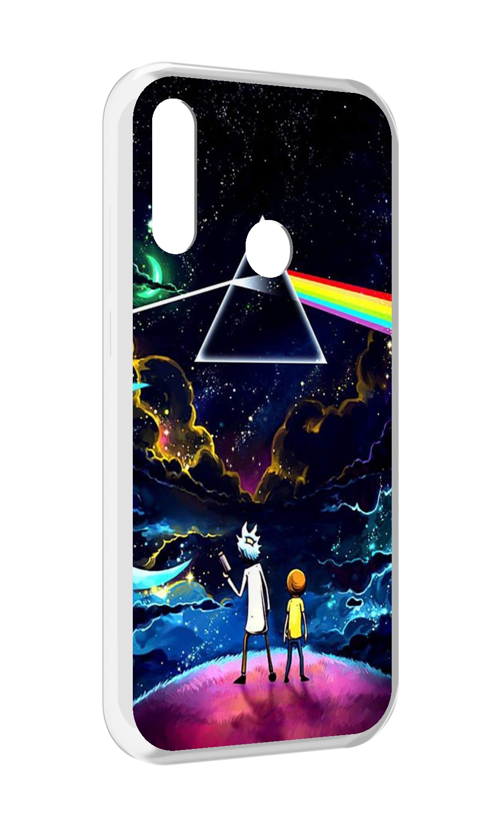 

Чехол MyPads рик и морти в космосе для Lenovo Z6 Pro Youth Edition / Z6 Pro Lite, Прозрачный, Tocco