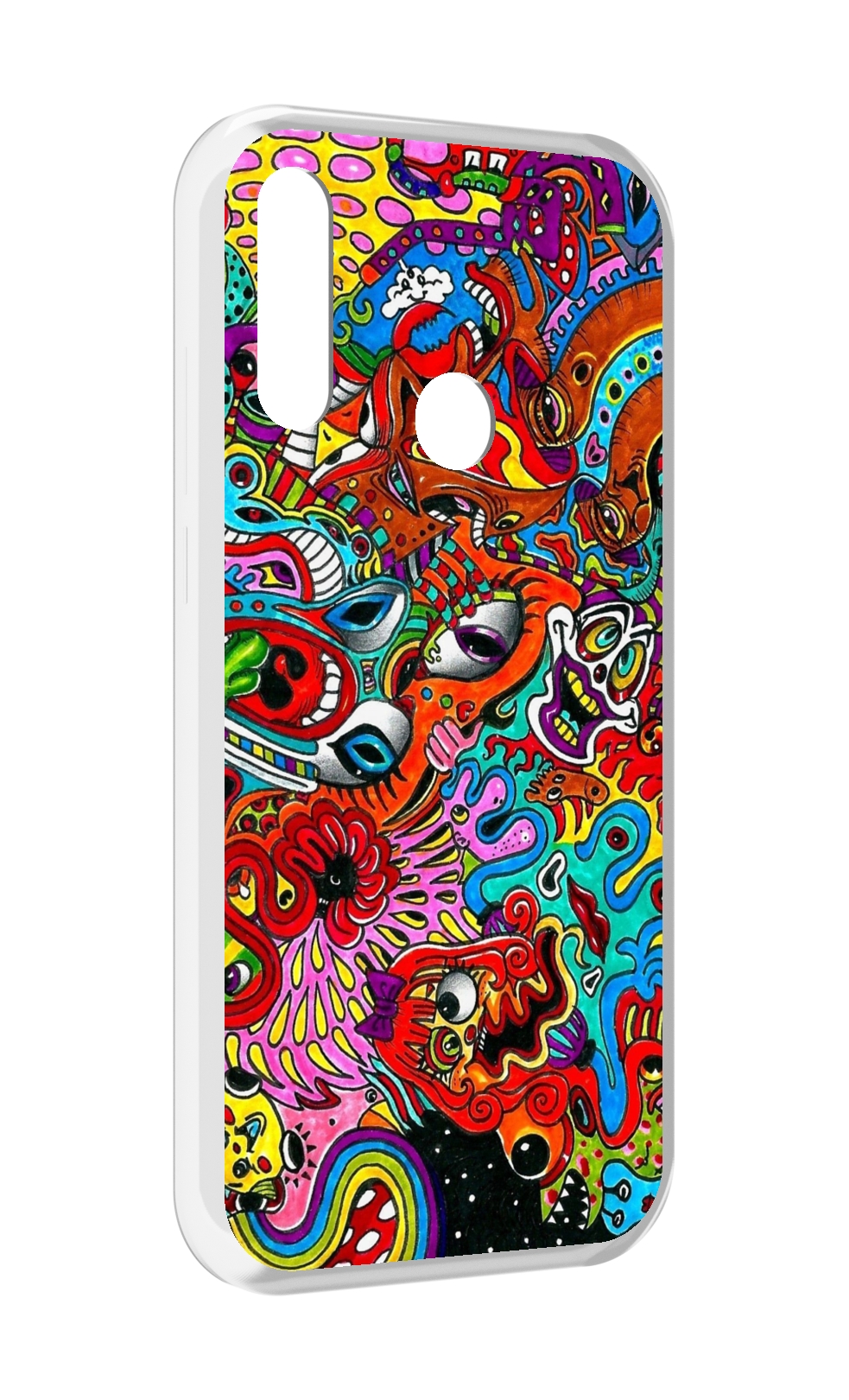 

Чехол MyPads разные абстракции яркие для Lenovo Z6 Pro Youth Edition / Z6 Pro Lite, Прозрачный, Tocco