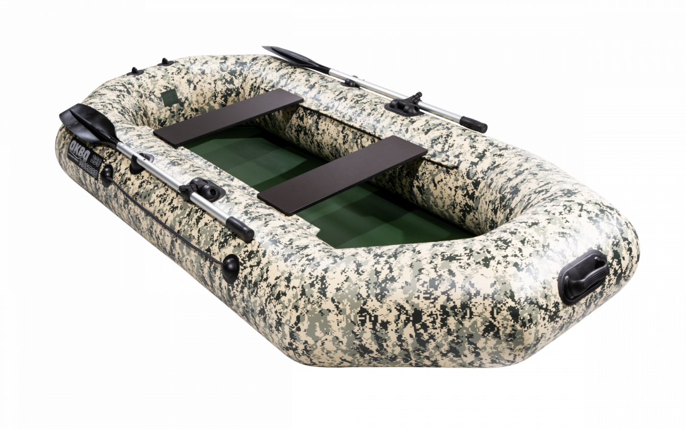 Надувная лодка Аква Мастер 280, гребная, с креплением под транец