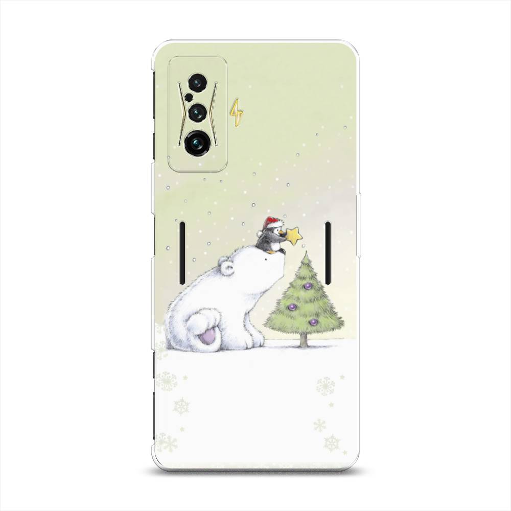 

Чехол на Xiaomi Redmi K50 GE "Украшение елки", Белый;бежевый, 314950-5