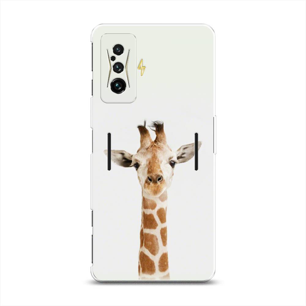 

Чехол на Xiaomi Redmi K50 GE "Любопытный жираф", Бежевый;коричневый, 314950-1
