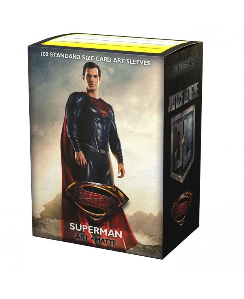 

Протекторы для карт Dragon Shield Матовые протекторы Justice League - Superman (100 штук), Прозрачный, AT-16018