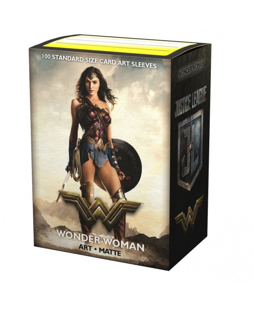 Протекторы для карт Dragon Shield Матовые протекторы Justice League Wonder Woman(100 штук)