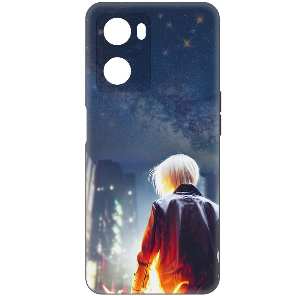 

Чехол-накладка Софт Перспектива для Oppo A57, Черный