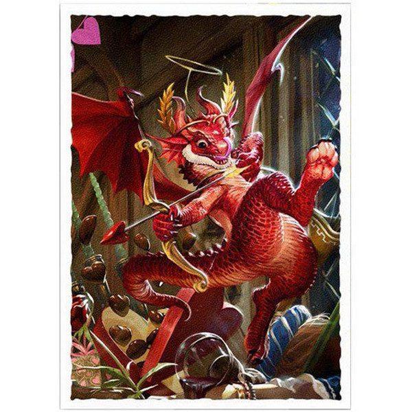 

Протекторы для карт Dragon Shield Матовые протекторы Valentine Dragon 2020 100 штук, AT-12047