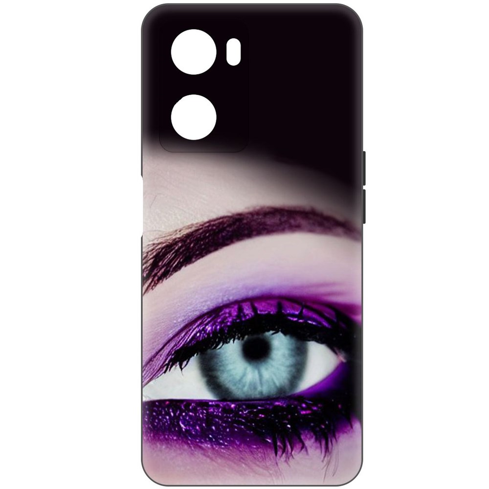 

Чехол-накладка Софт Взгляд для Oppo A57, Черный