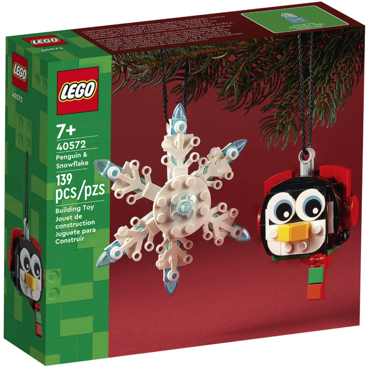 

Коллекционные наборы LEGO 40572 Пингвин и снежинка орнамент, 40572
