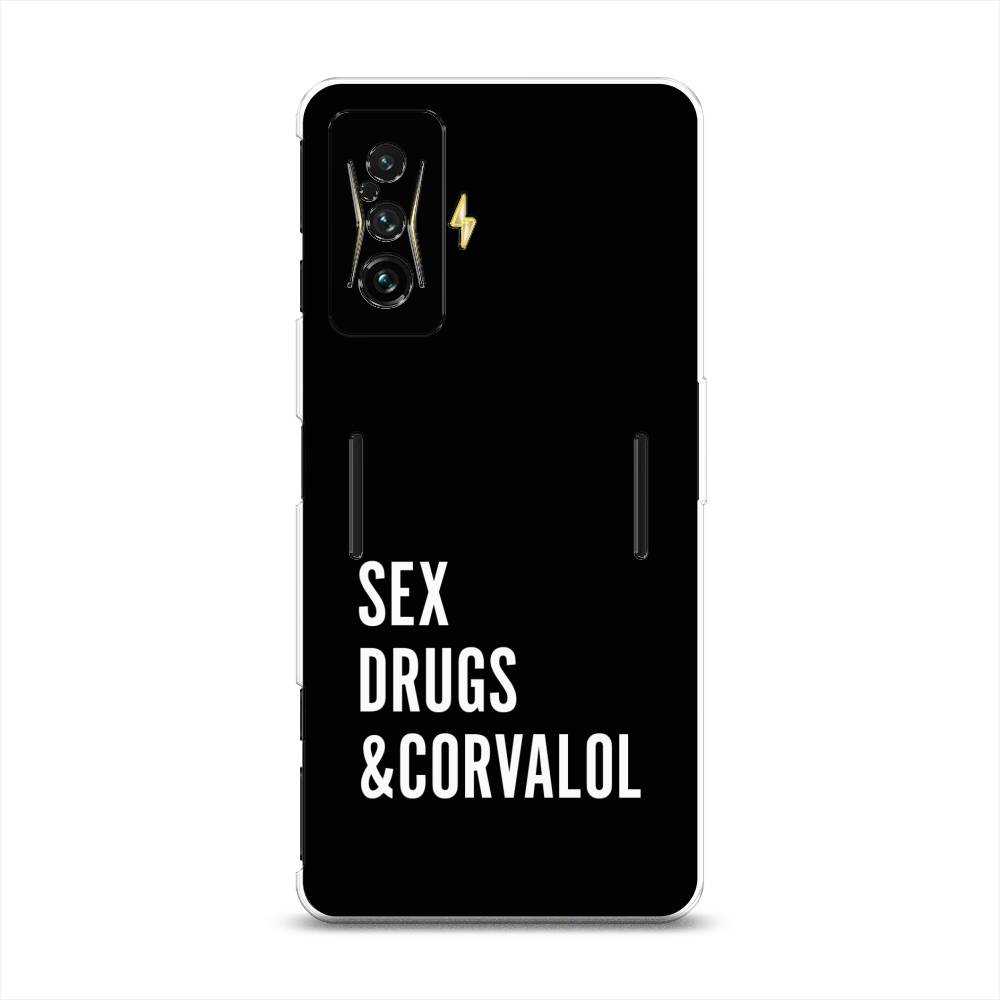 

Чехол на Xiaomi Redmi K50 GE "Corvalol", Черный;серый;белый, 314950-6