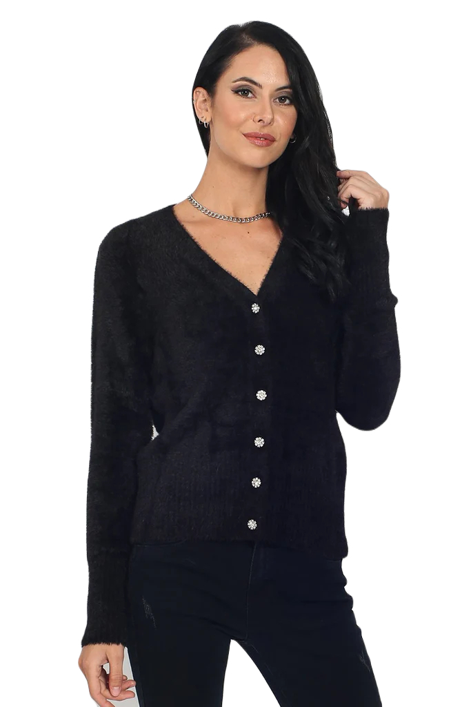 Кардиган женский Assuili ASF950 черный M