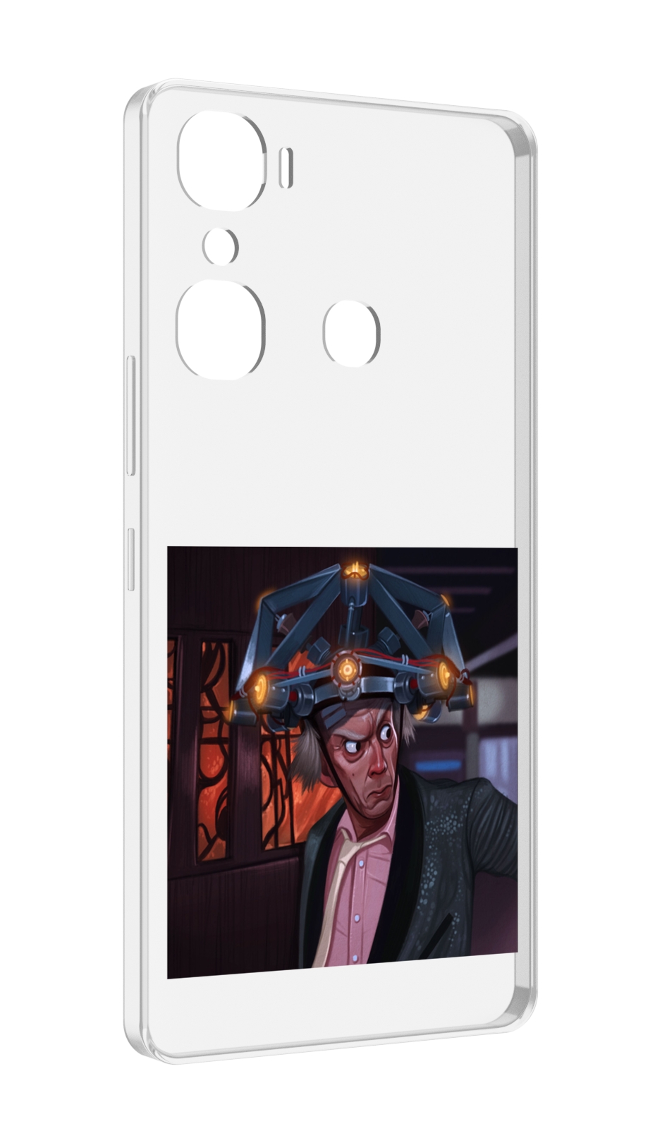 

Чехол MyPads назад-в-будущее для Infinix Hot 12 Pro, Прозрачный, Tocco