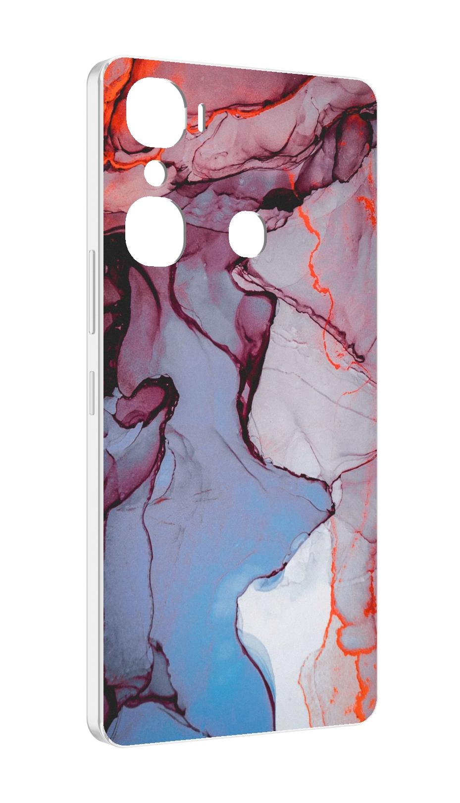 

Чехол MyPads мраморный рисунок для Infinix Hot 12 Pro, Прозрачный, Tocco