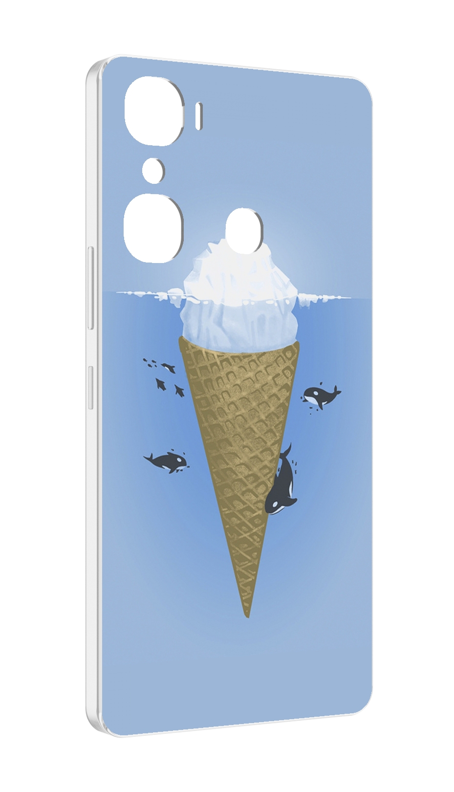 

Чехол MyPads мороженное-у-косаток для Infinix Hot 12 Pro, Прозрачный, Tocco